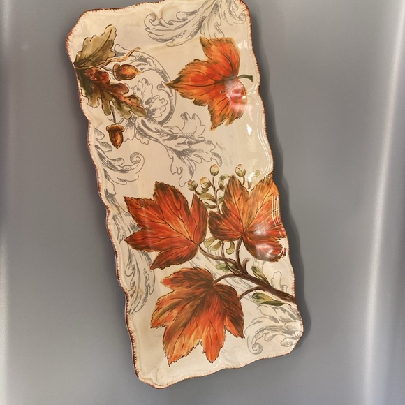 Maxcera pumpkins elegant serving plate - Picture 2 of 8